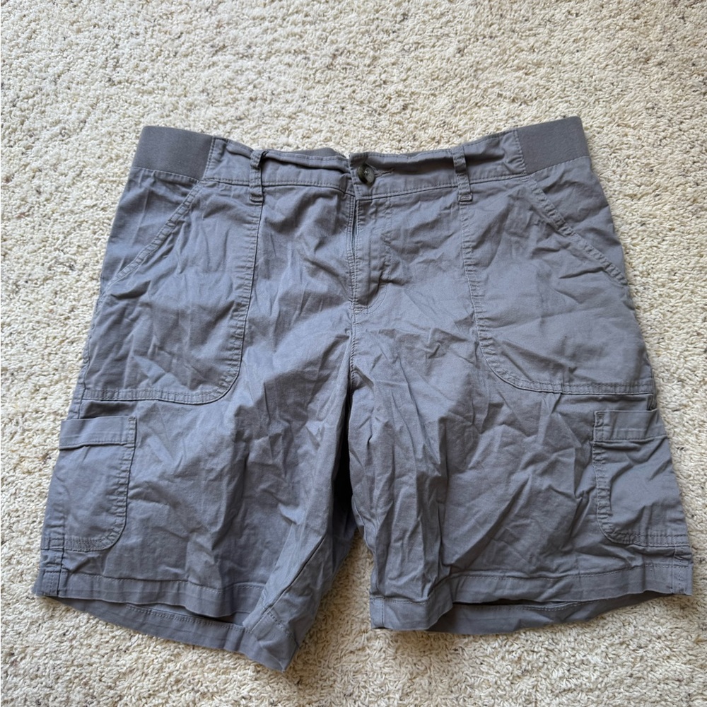 Lee Women’s Charcoal Cargo Shorts